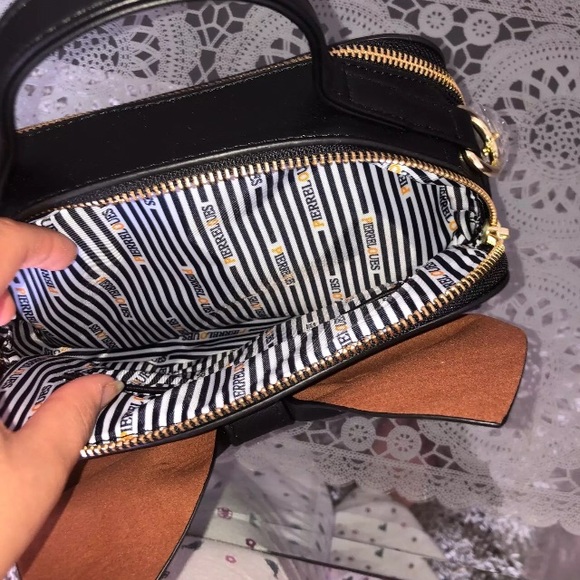 Black Big Bow Small Crossbody Shoulder Bag Handbag - Picture 8 of 11